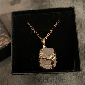 Clear Quartz Pendant Necklace